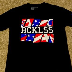 young and reckless men’s tshirt